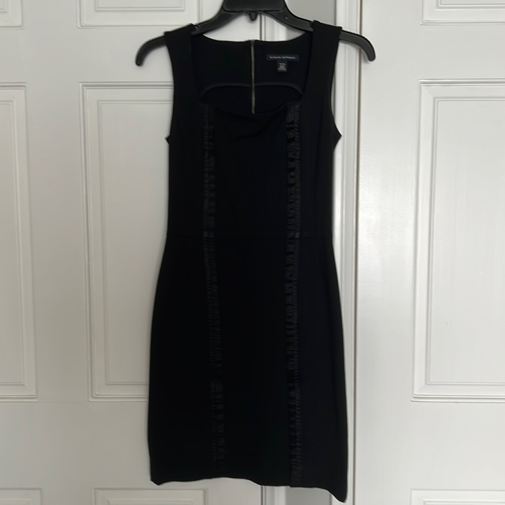 Black bodycon tank dress